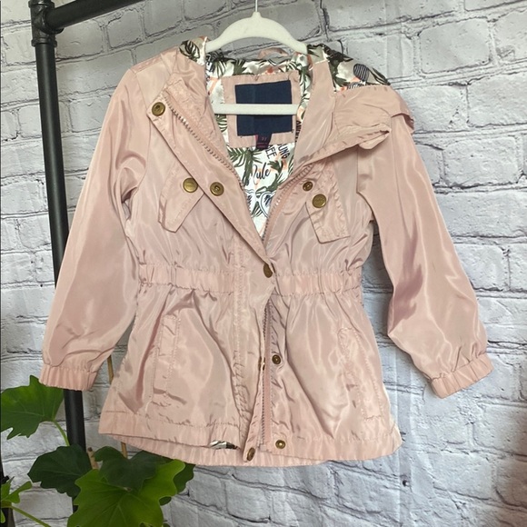 Limited Too Blush Jacket with Tropical Lining - Picture 1 of 3